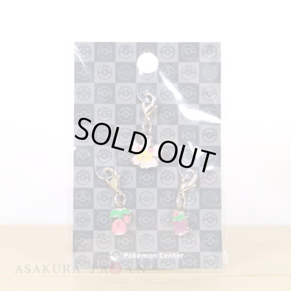 Photo2: Pokemon Center 2022 Metal Charm # 420 421 Cherubi Cherrim (2)