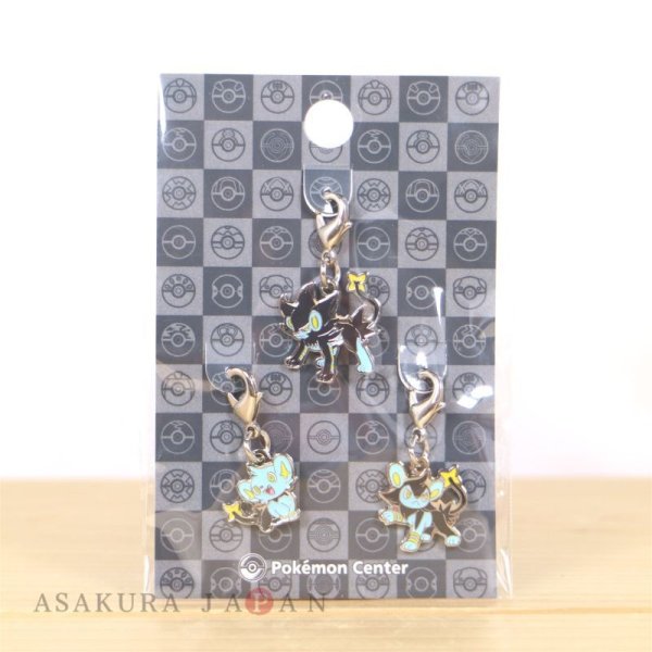 Photo2: Pokemon Center 2022 Metal Charm # 403 404 405 Shinx Luxio Luxray (2)