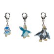 Photo1: Pokemon Center 2022 Metal Charm # 393 394 395 Piplup Prinplup Empoleon (1)