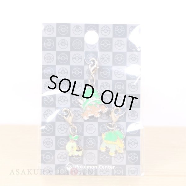 Photo2: Pokemon Center 2022 Metal Charm # 387 388 389 Turtwig Grotle Torterra (2)