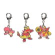 Photo1: Pokemon Center 2022 Metal Charm # 240 126 467 Magby Magmar Magmortar (1)