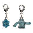 Photo1: Pokemon Center 2022 Metal Charm # 436 437 Bronzor Bronzong (1)