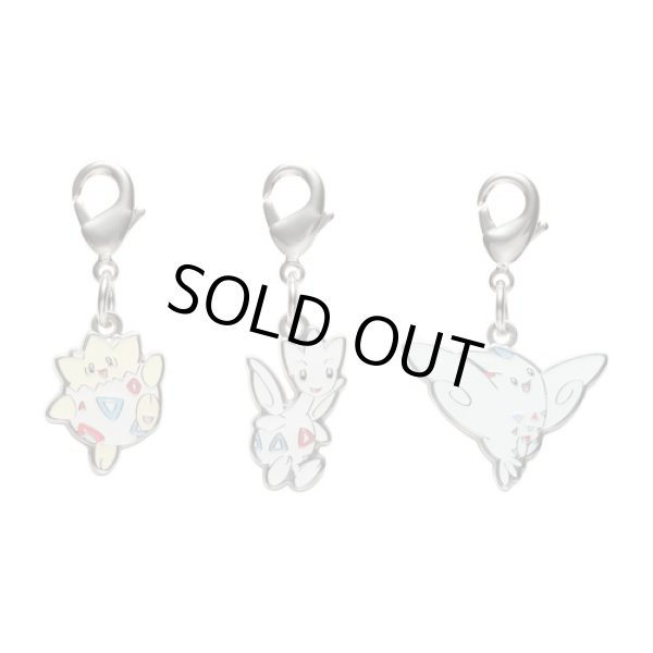 Photo1: Pokemon Center 2022 Metal Charm # 175 176 468 Togepi Togetic Togekiss (1)