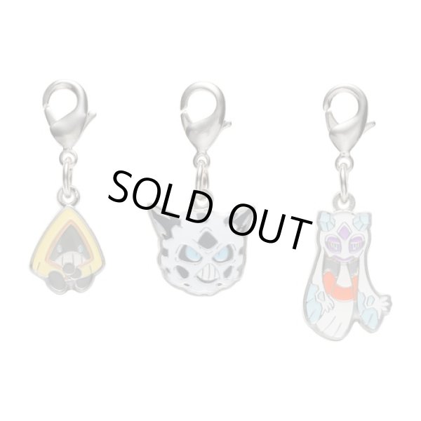 Photo1: Pokemon Center 2022 Metal Charm # 361 362 478 Snorunt Glalie Froslass (1)