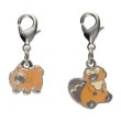 Photo1: Pokemon Center 2022 Metal Charm # 399 400 Bidoof Bibarel (1)