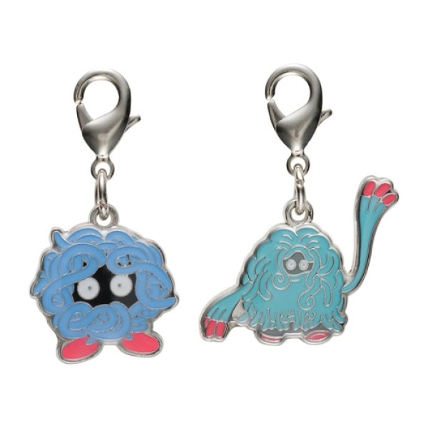 Photo1: Pokemon Center 2022 Metal Charm # 114 465 Tangela Tangrowth (1)