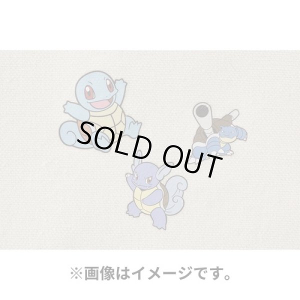 Photo3: Pokemon Center 2022 Fabric Sticker irodo Squirtle & Wartortle & Blastoise (3)