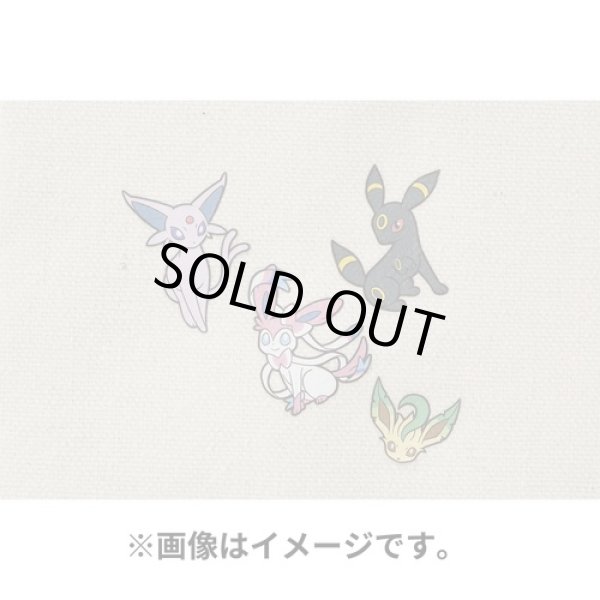 Photo3: Pokemon Center 2022 Fabric Sticker irodo Espeon Umbreon Leafeon Glaceon & Sylveon (3)