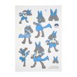 Photo2: Pokemon Center 2022 Fabric Sticker irodo Riolu & Lucario (2)