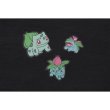 Photo3: Pokemon Center 2022 Fabric Sticker irodo Bulbasaur & Ivysaur & Venusaur (3)