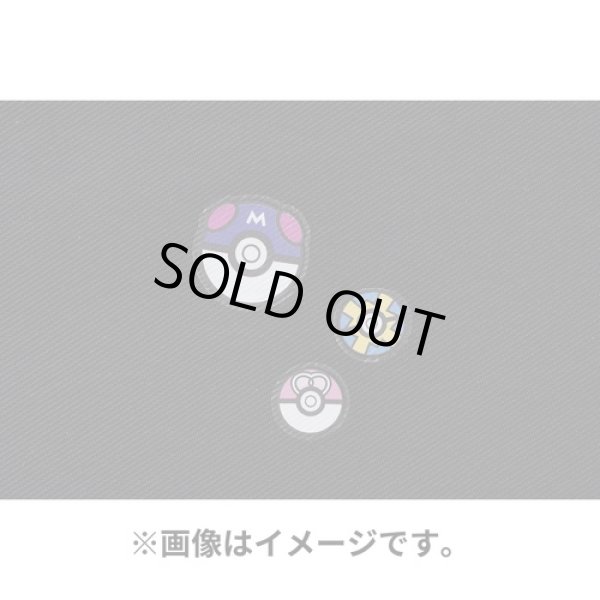 Photo3: Pokemon Center 2022 Fabric Sticker irodo Poke Ball (3)