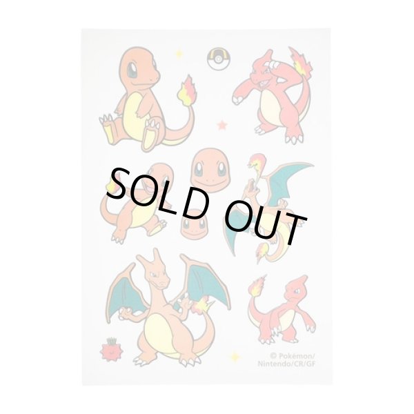 Photo2: Pokemon Center 2022 Fabric Sticker irodo Charmander & Charmeleon & Charizard (2)
