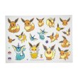 Photo2: Pokemon Center 2022 Fabric Sticker irodo Eevee Vaporeon Jolteon & Flareon (2)