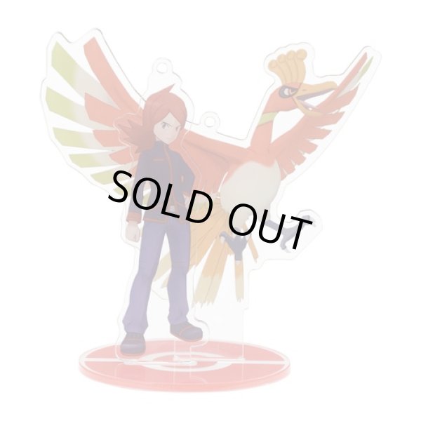 Photo2: Pokemon Center 2022 Pokemon Trainers Salon!! Acrylic Stand Key Chain Silver Ho-Oh (2)