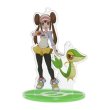 Photo2: Pokemon Center 2022 Pokemon Trainers Salon!! Acrylic Stand Key Chain Rosa Snivy (2)