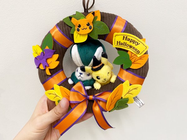 Photo4: Pokemon Center 2022 Halloween Harvest Festival Plush Wreath (4)