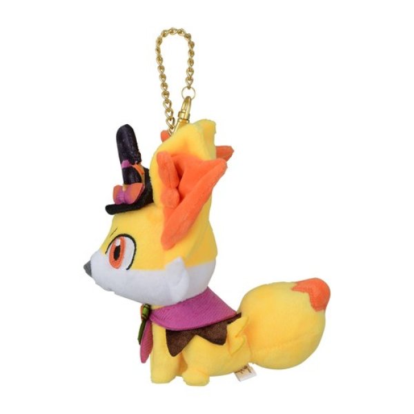 Photo2: Pokemon Center 2022 Halloween Harvest Festival Plush Mascot Key Chain Fennekin (2)