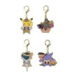 Photo2: Pokemon Center 2022 Halloween Harvest Festival Metal Charm Pikachu set (2)