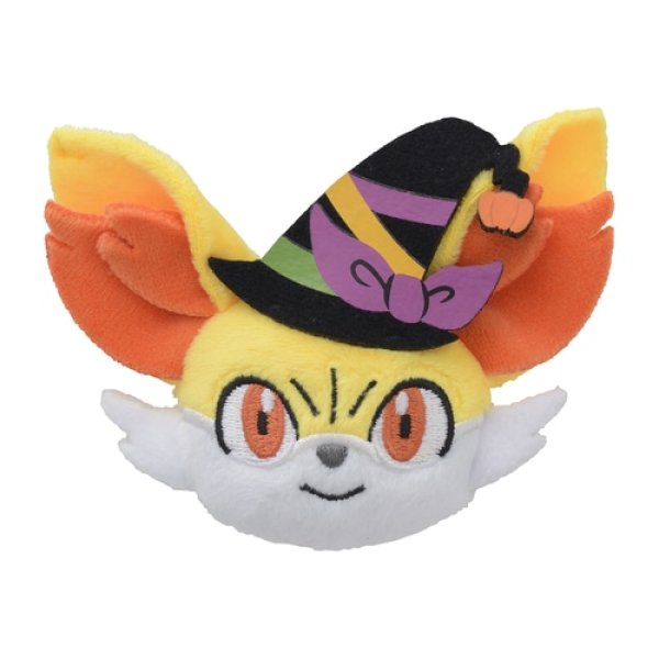 Photo1: Pokemon Center 2022 Halloween Harvest Festival Plush badge Safety pin Fennekin (1)