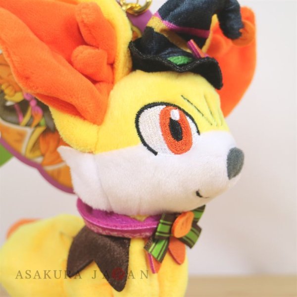 Photo5: Pokemon Center 2022 Halloween Harvest Festival Plush Mascot Key Chain Fennekin (5)