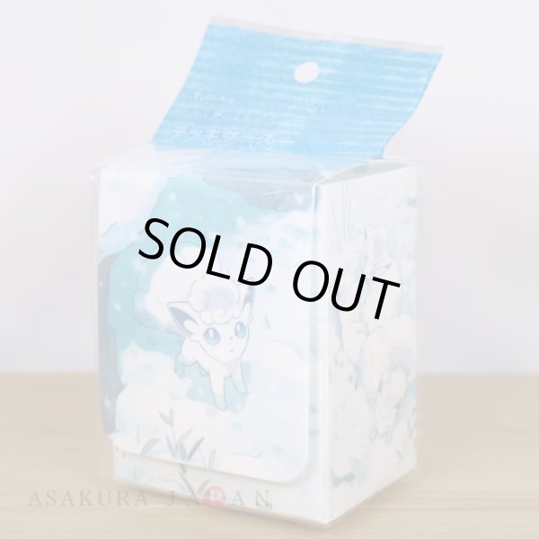 Photo4: Pokemon Center Original Card Game Flip deck case Alola Vulpix (4)