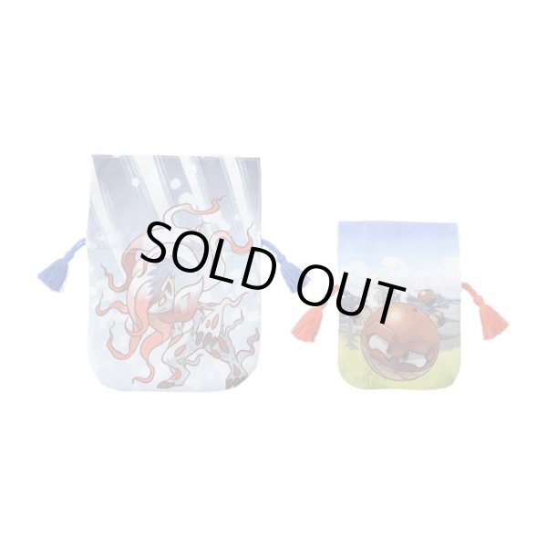 Photo2: Pokemon Center 2022 HISUI DAYS 2P Reversible Drawstring Pouch Bag (2)