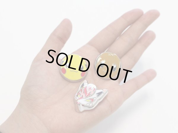 Photo3: Pokemon Center 2022 HISUI DAYS Mask Pin Badge Pins (3)