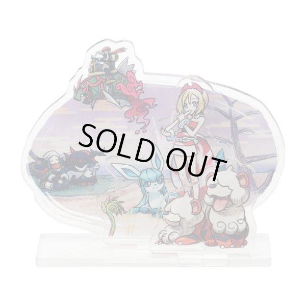 Photo2: Pokemon Center 2022 HISUI DAYS Acrylic Stand Irida & Glaceon (2)
