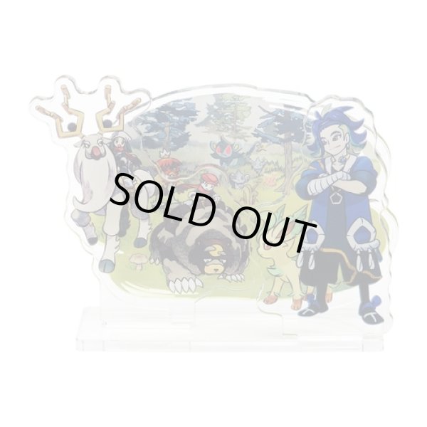 Photo2: Pokemon Center 2022 HISUI DAYS Acrylic Stand Adaman & Leafeon (2)