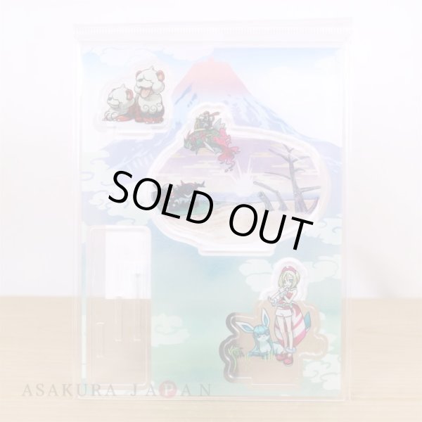 Photo3: Pokemon Center 2022 HISUI DAYS Acrylic Stand Irida & Glaceon (3)