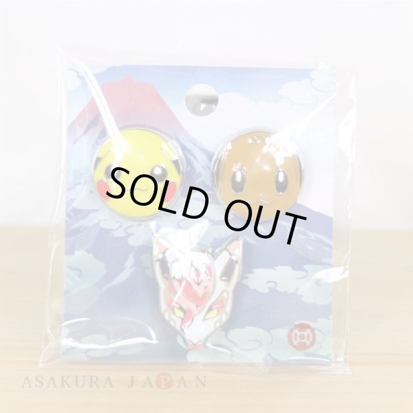 Photo2: Pokemon Center 2022 HISUI DAYS Mask Pin Badge Pins (2)