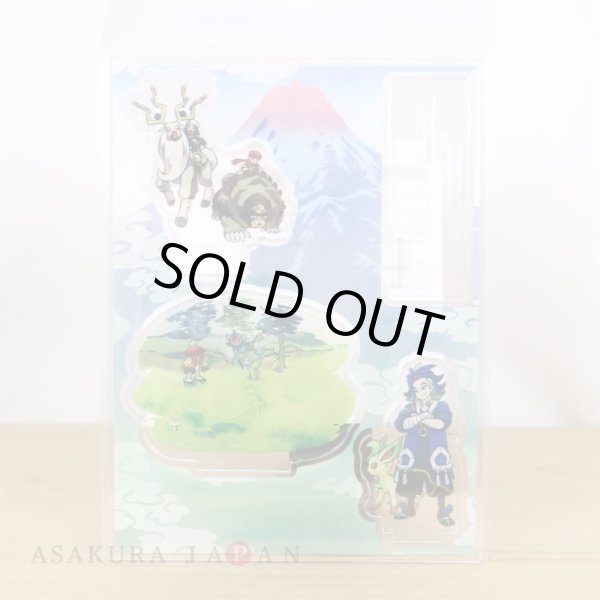 Photo3: Pokemon Center 2022 HISUI DAYS Acrylic Stand Adaman & Leafeon (3)