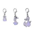 Photo1: Pokemon Center 2022 Metal Charm # 704 705 706 Goomy Sliggoo Goodra (1)