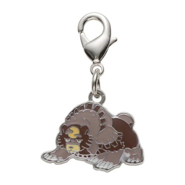 Photo1: Pokemon Center 2022 Metal Charm # 901 Ursaluna (1)