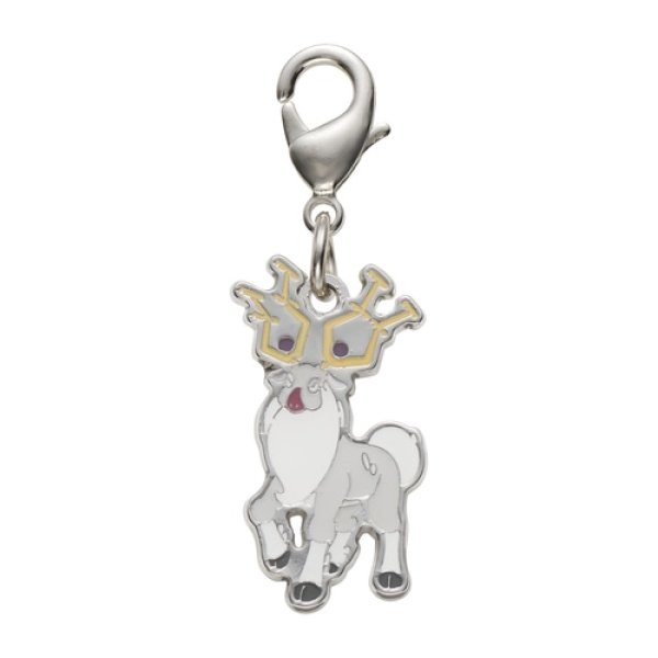 Photo1: Pokemon Center 2022 Metal Charm # 899 Wyrdeer (1)