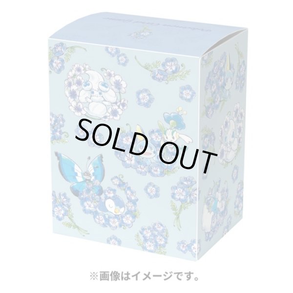 Photo2: Pokemon Center Original Card Game Flip deck case Baby Blue Eyes Piplup (2)