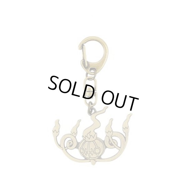 Photo1: Pokemon Center 2022 Pokemon Fairy Tale Metal Key chain Chandelure ver. (1)