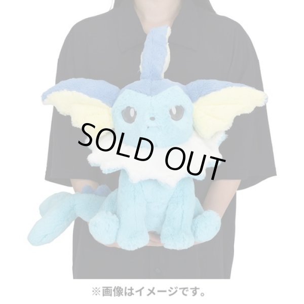 Photo5: Pokemon Center 2022 FUWA-FUWA Fluffy Plush doll Vaporeon (5)