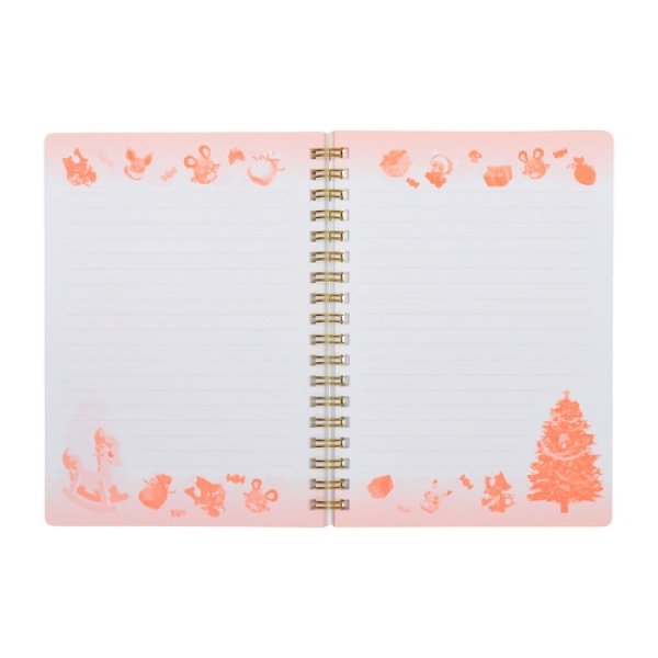 Photo5: Pokemon Center 2022 Christmas Toy Factory B6 Size Spiral Notebook (5)