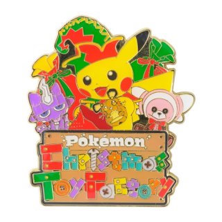 Pokémon Center Pokemon Paldea's Christmas Market Logo Pin