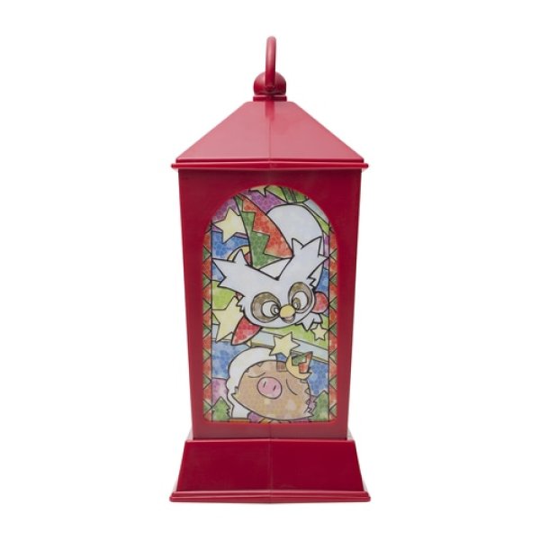 Photo3: Pokemon Center 2022 Christmas Toy Factory Stained glass style Lantern light (3)