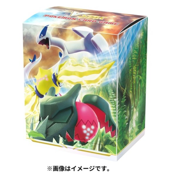 Pokemon Center Original Card Game Flip deck case Lugia Regidrago Regieleki