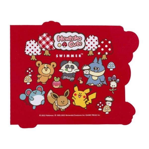 Photo2: Pokemon Center 2022 SWIMMER Henteko Cute Memo pad (2)