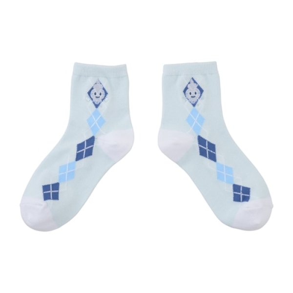 Photo1: Pokemon Center 2022 Socks for Women 23 - 25 cm 1 Pair Middle Vanillite (1)