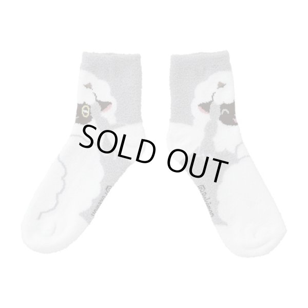 Photo3: Pokemon Center 2022 Socks for Women 23 - 25 cm 1 Pair Middle Fluffy MOKOMOKO Wooloo (3)