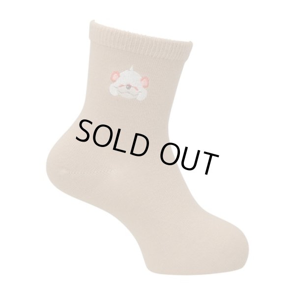 Photo3: Pokemon Center 2022 Socks for Women 23 - 25 cm 1 Pair Middle Hisuian Growlithe (3)