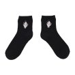 Photo1: Pokemon Center 2022 Socks for Women 23 - 25 cm 1 Pair Middle Hisuian Zorua (1)