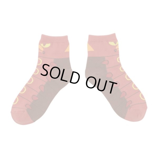 Photo1: Pokemon Center 2022 Socks for Women 23 - 25 cm 1 Pair Middle Sizzlipede (1)