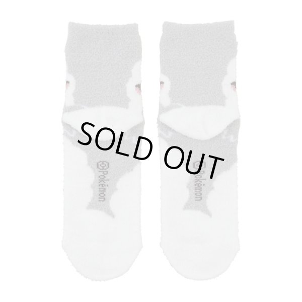 Photo2: Pokemon Center 2022 Socks for Women 23 - 25 cm 1 Pair Middle Fluffy MOKOMOKO Wooloo (2)