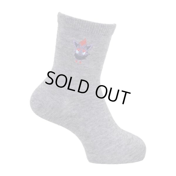 Photo3: Pokemon Center 2022 Socks for Women 23 - 25 cm 1 Pair Middle Zorua (3)
